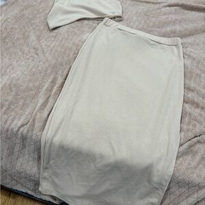 SHEIN Cream Skirt Set